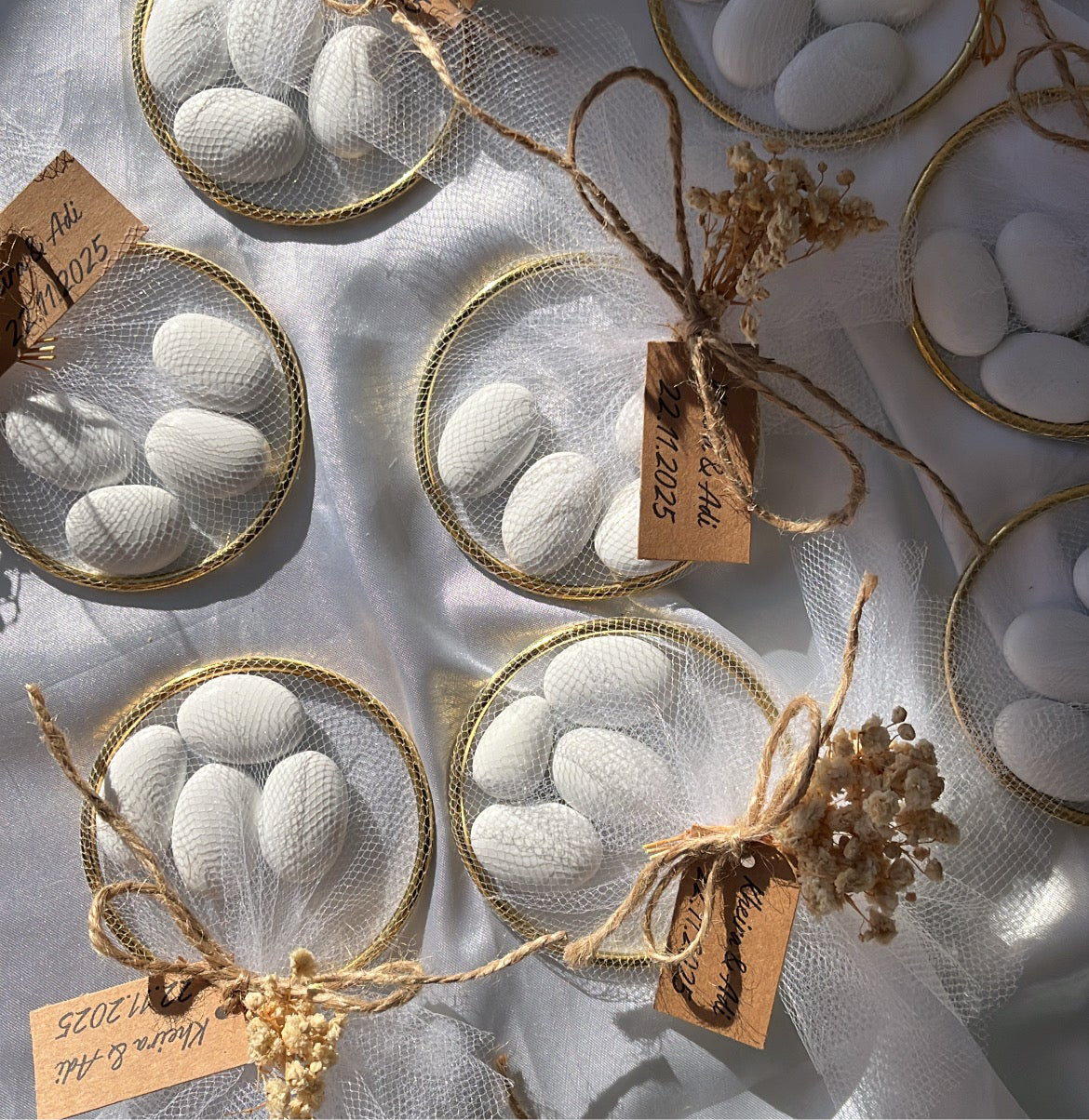 Lot d’anneaux pour dragées