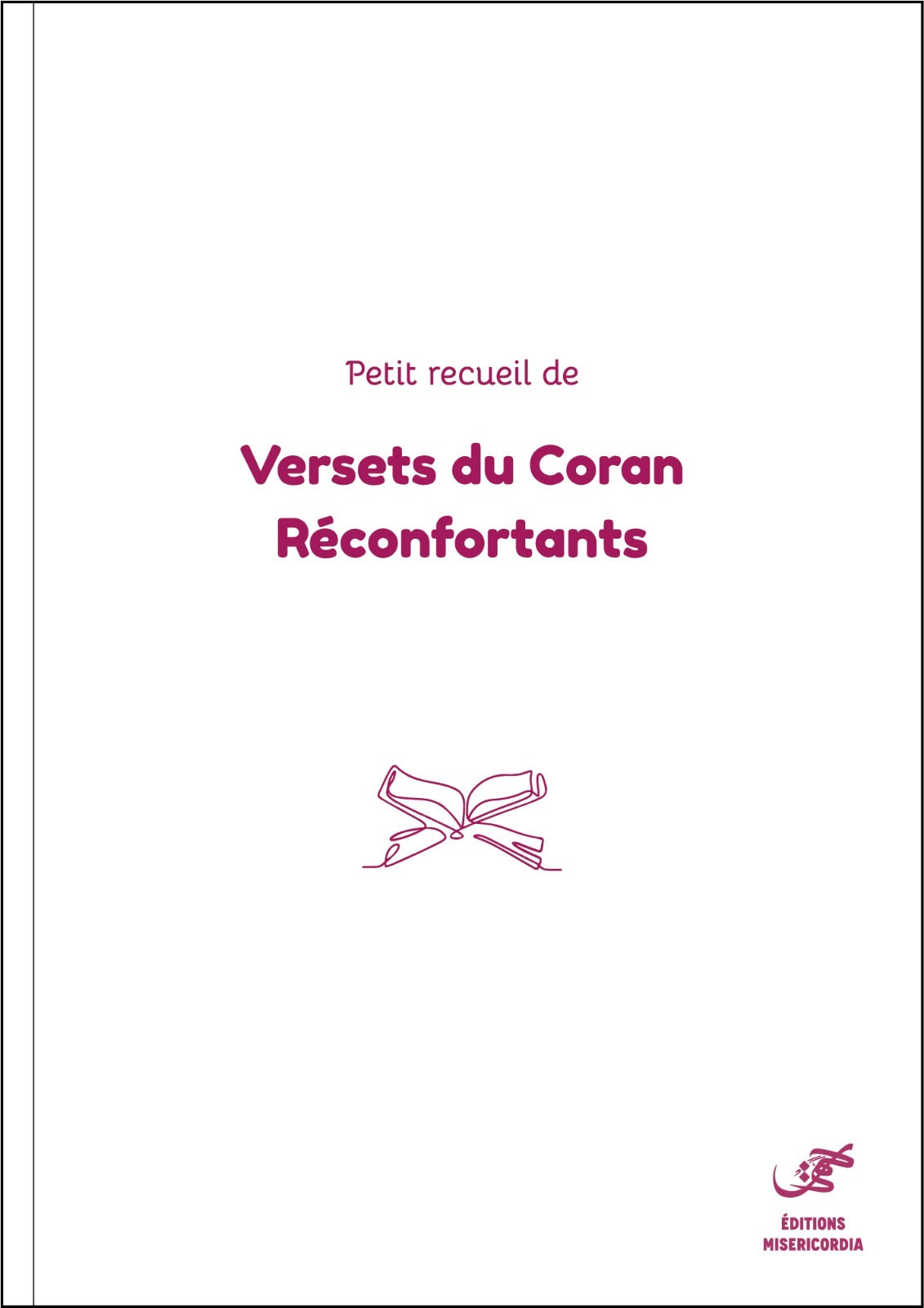 Cadeau Aid Mubarak - Livre Verset du Coran Réconfortants