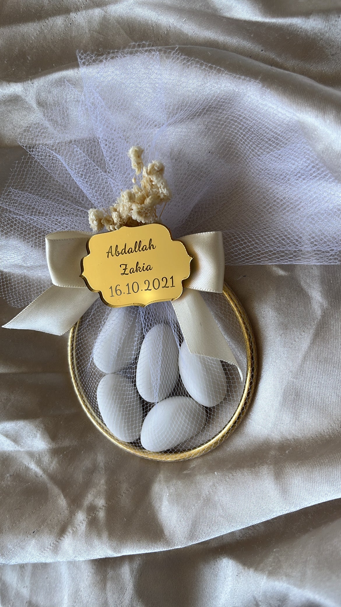 Anneaux de dragées élégant