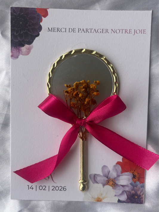 Carte miroir personnalisée