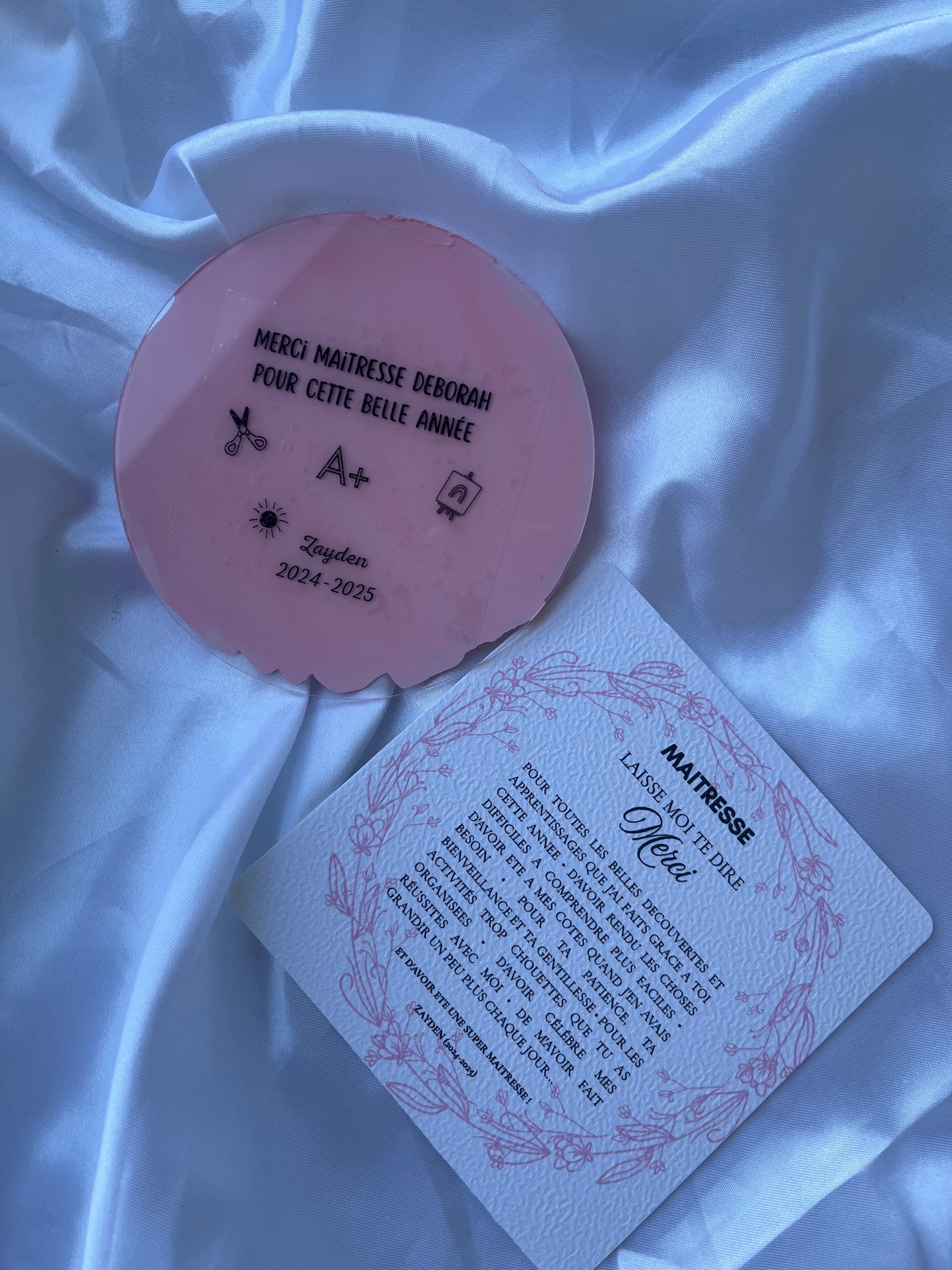 Aimant Personnalisé avec Boîte - Maîtresse / ATSEM