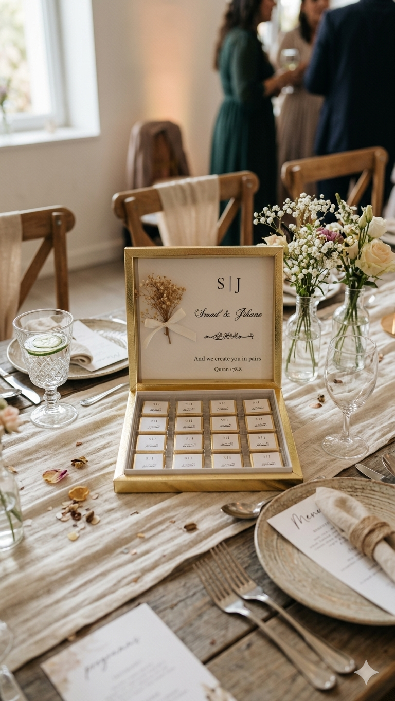 Boîte chocolat personnalisée