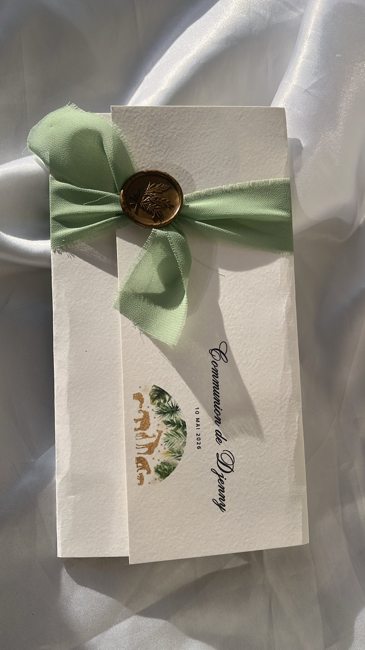 Faire-part de mariage - Jungle Élégante