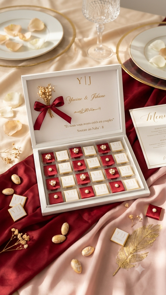 Boîte chocolat personnalisée