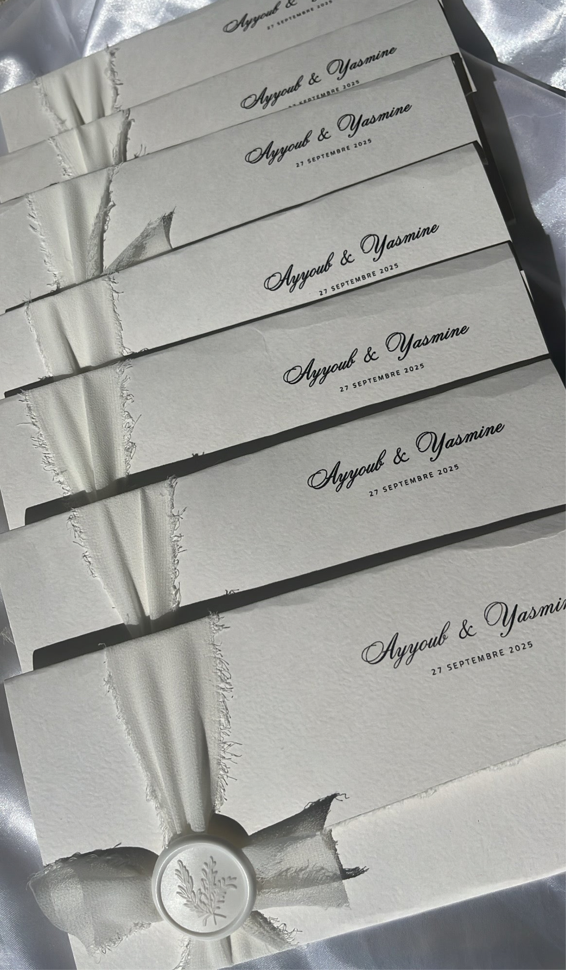 Faire-part de mariage - Romance