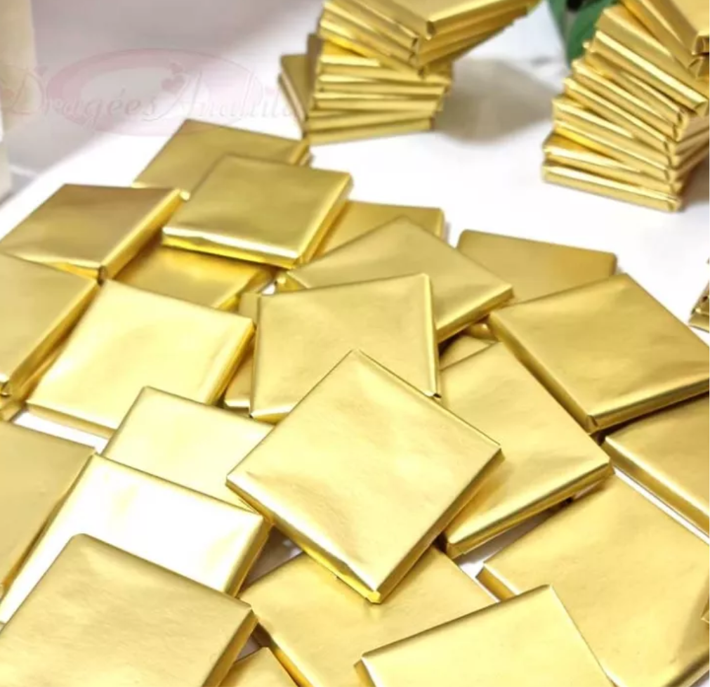 Lot de 50 chocolats événementiels -
Sans personnalisation