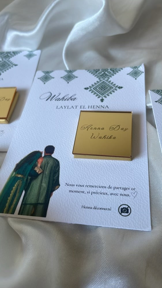 Carte Chocolat Henna Day