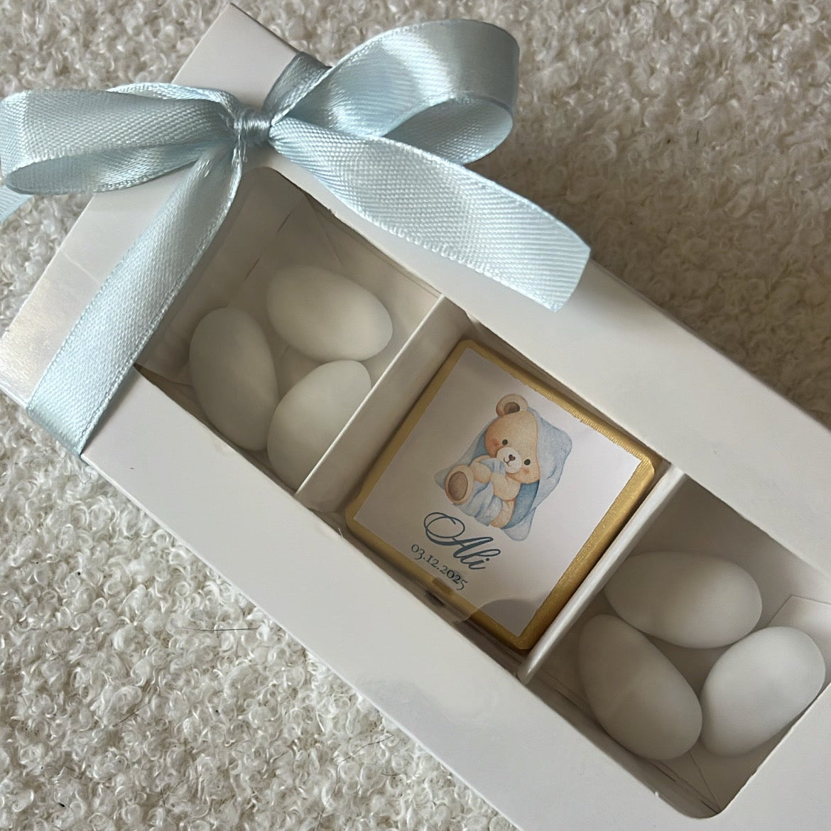 Boîte Dragées et Chocolat - Baptême
