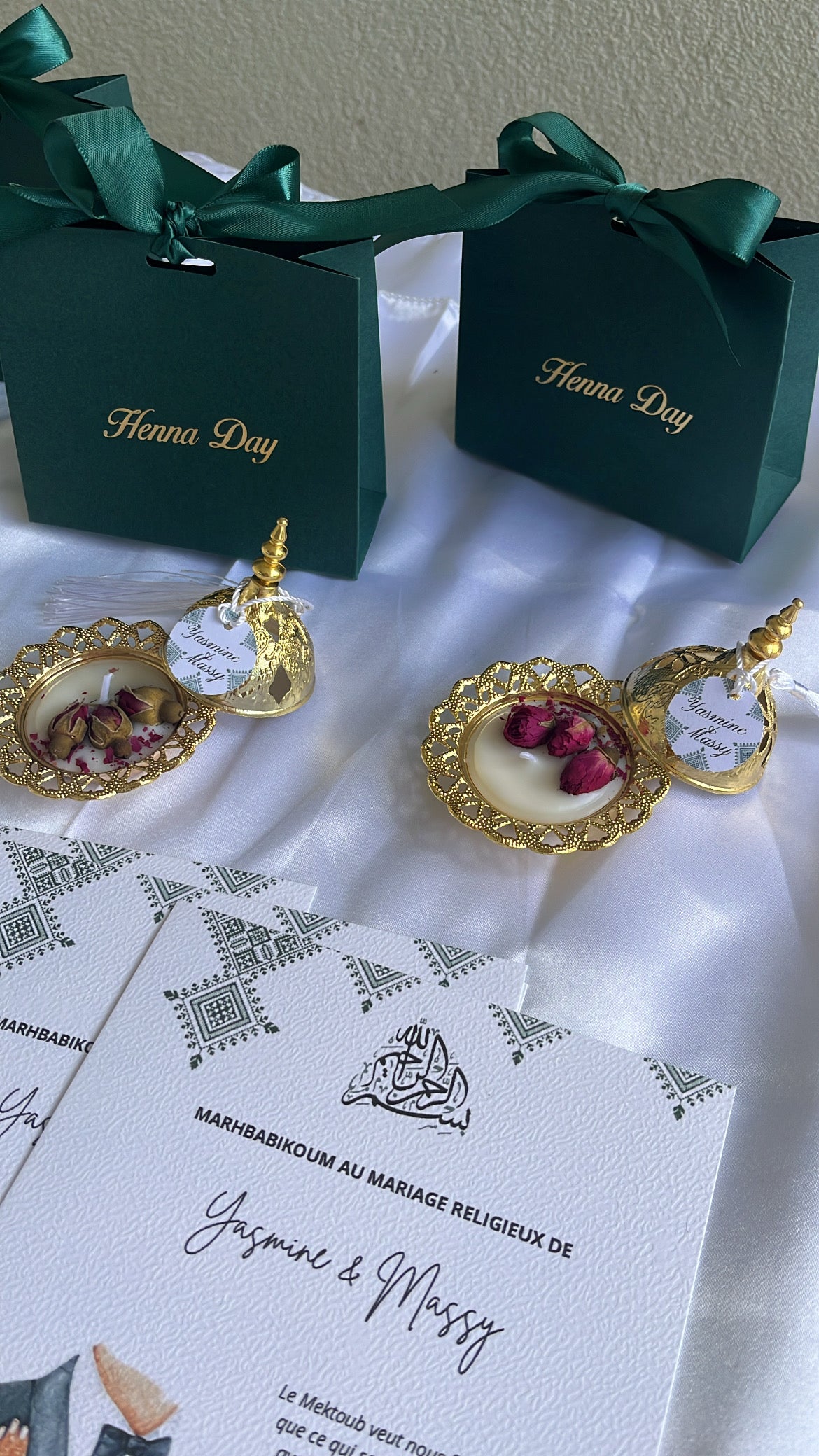 Mini tajine bougie personnalisée - Henna Day