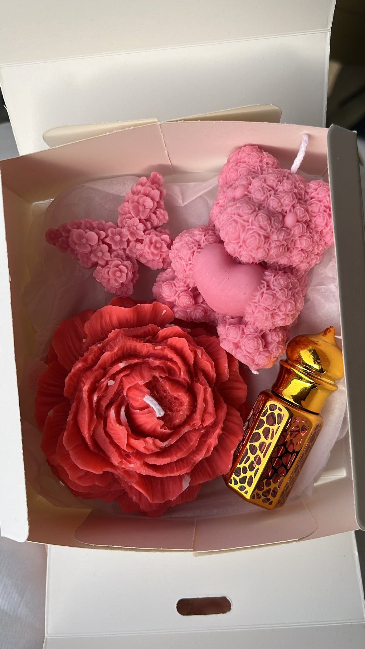 Coffret Bougies, Musc