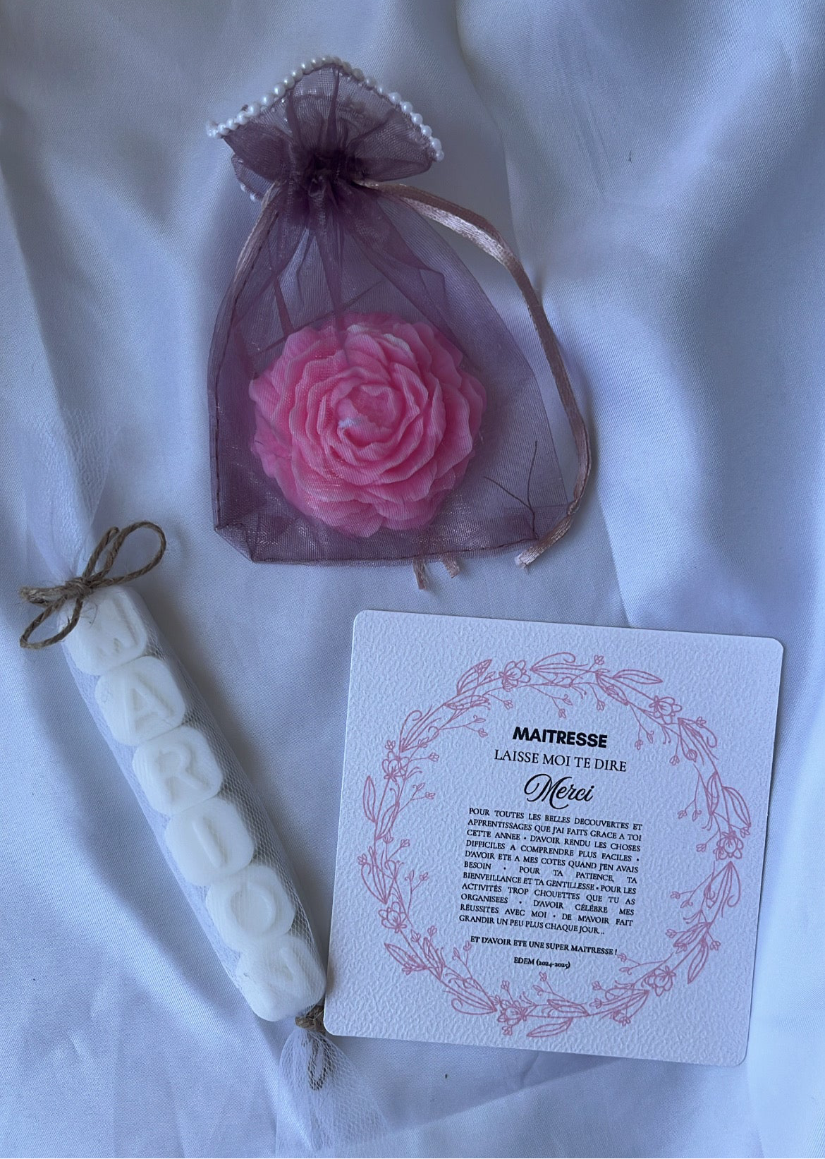 Coffret Cadeau Personnalisé
- Maîtresse / ATSEM