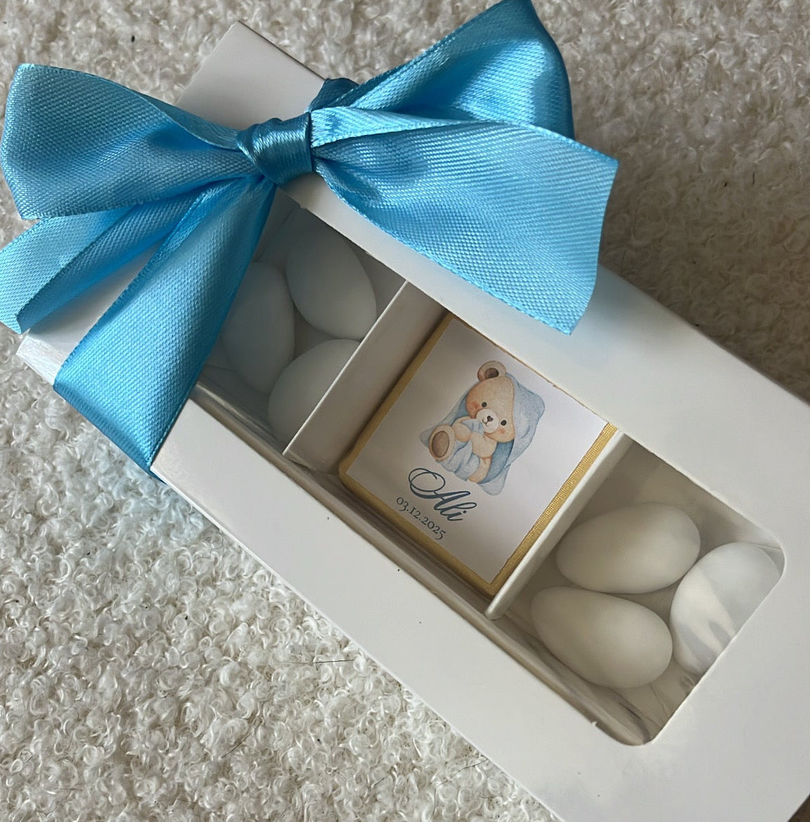Boîte Dragées et Chocolat - Baptême