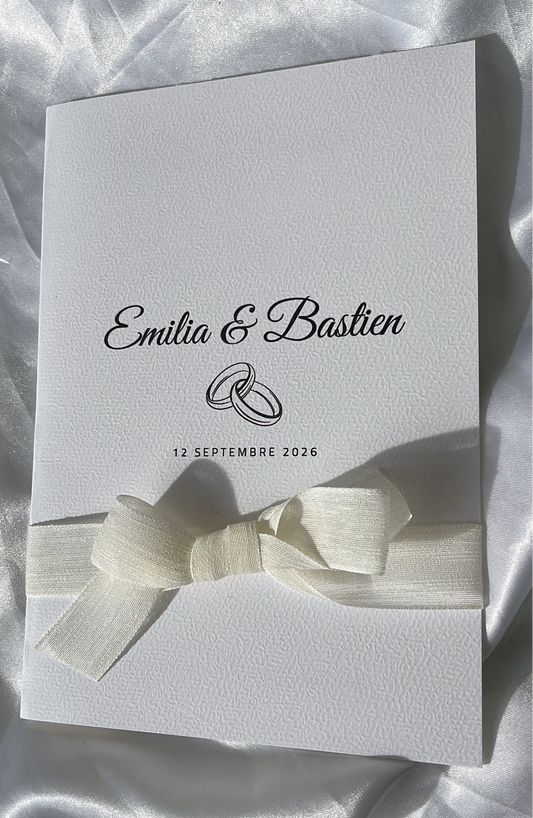 Faire-part de mariage - Classique