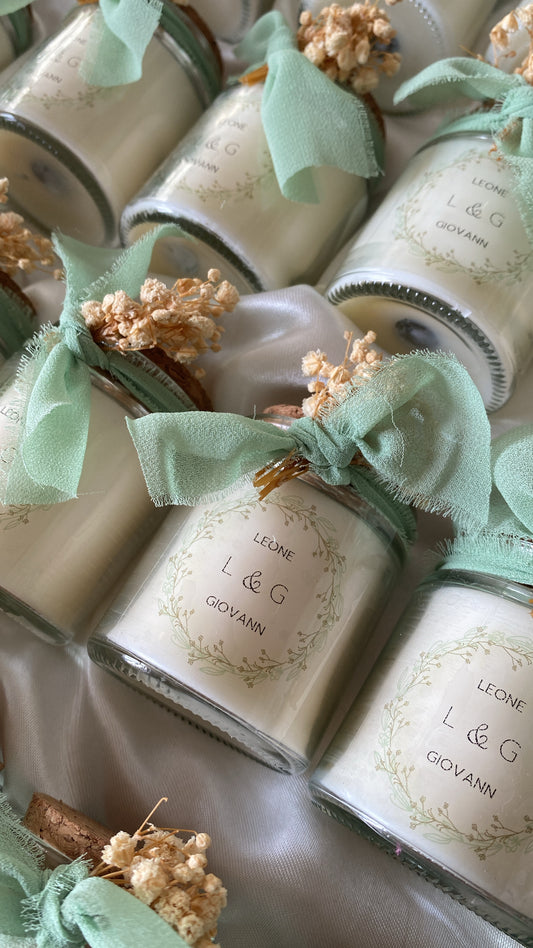 Bougie Champêtre Élégante