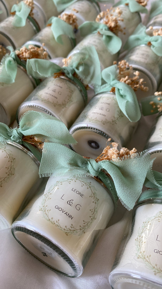 Bougie Champêtre Élégante