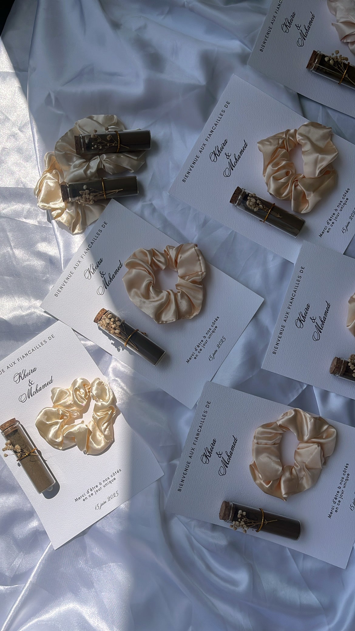 Carte fiole de henna et bougie - Henna day