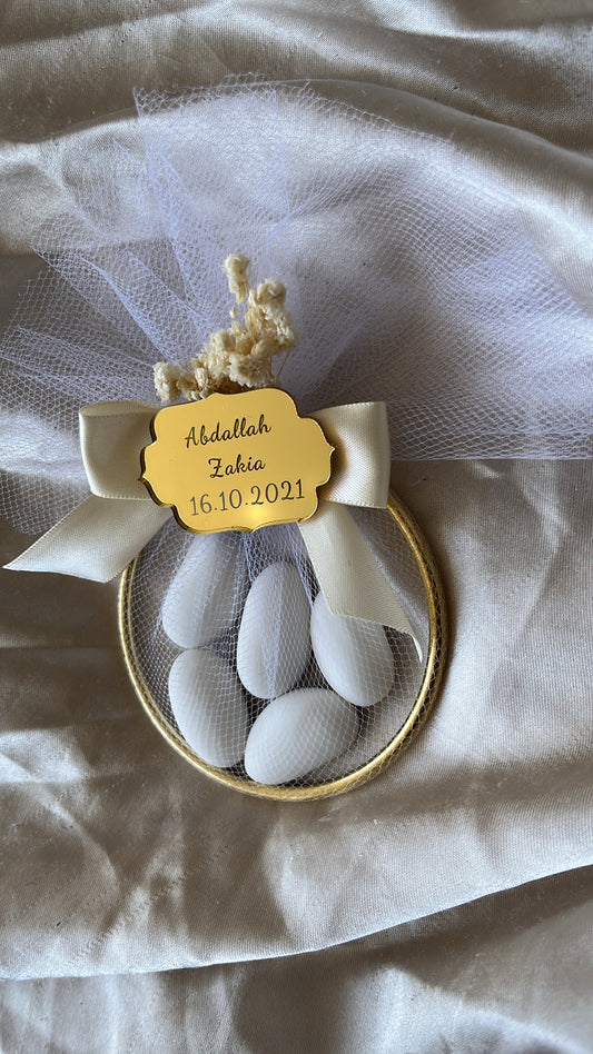 Anneaux de dragées élégant