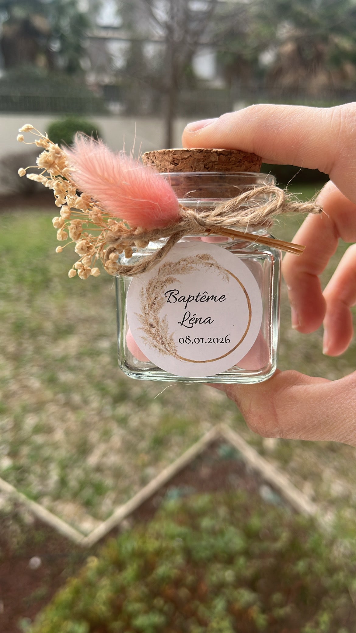 Bougie Champêtre - Cadeau invité