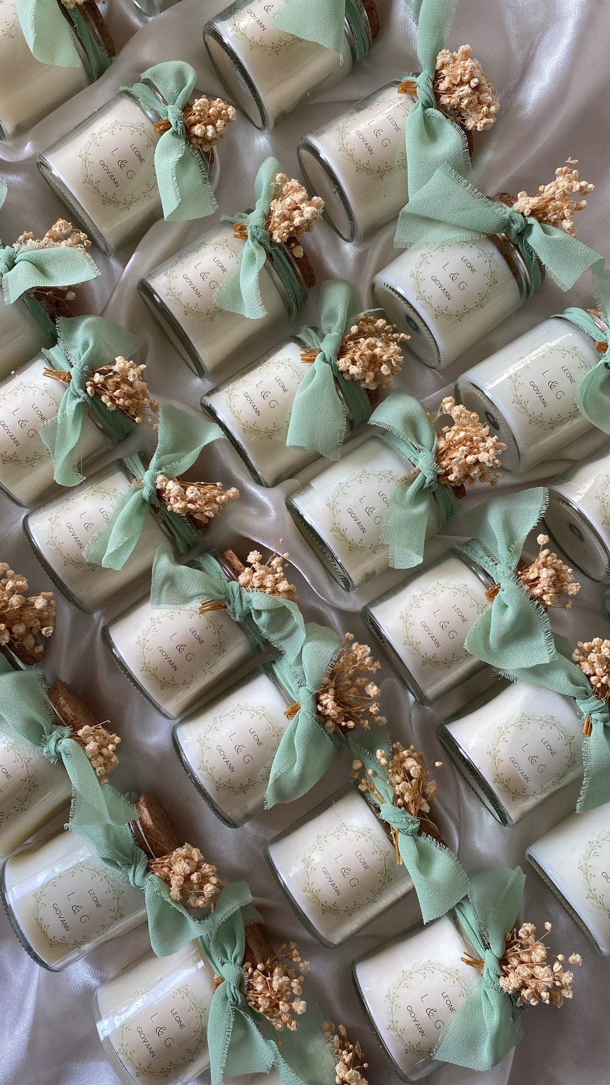 Bougie Champêtre Élégante