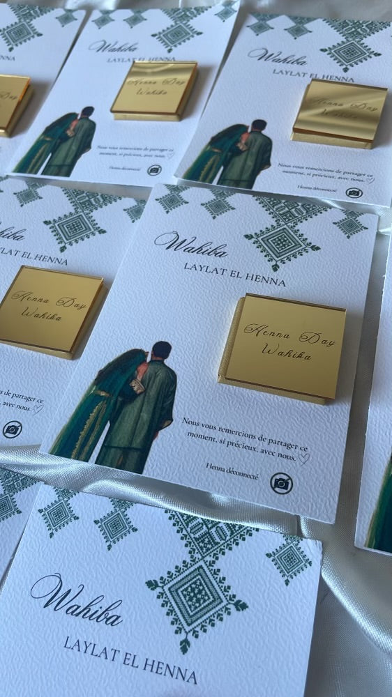 Carte Chocolat Henna Day