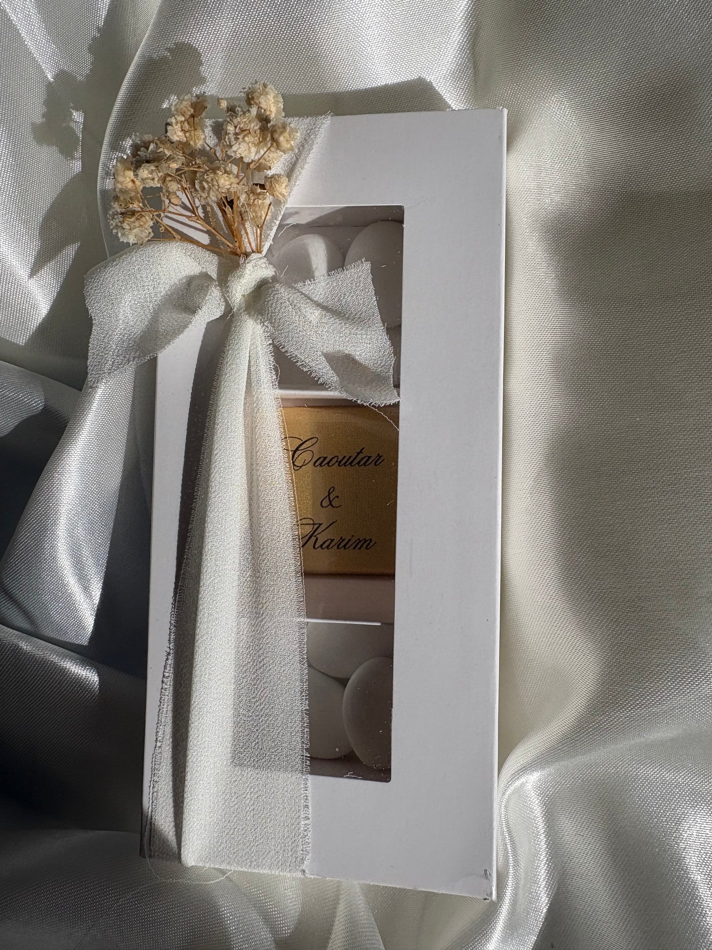 Boîte de dragées et chocolat - Mariage