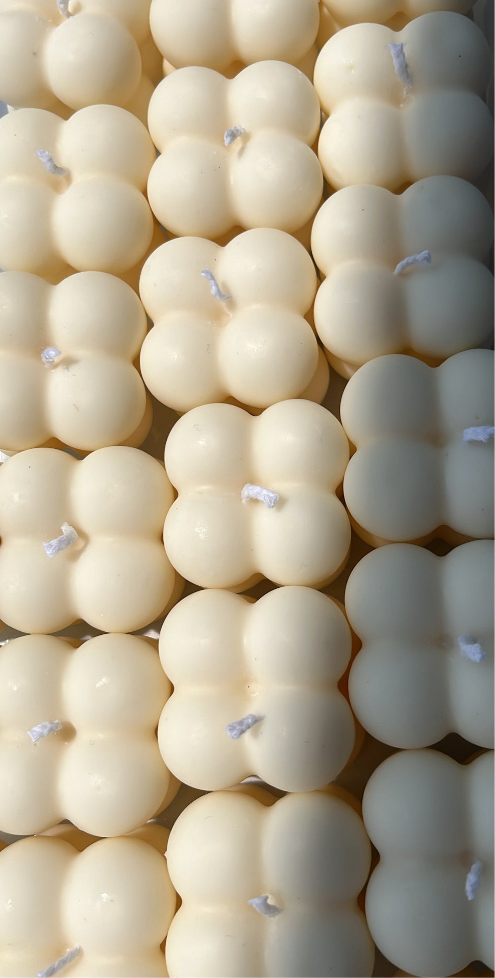 Lot de 30 bougies cube