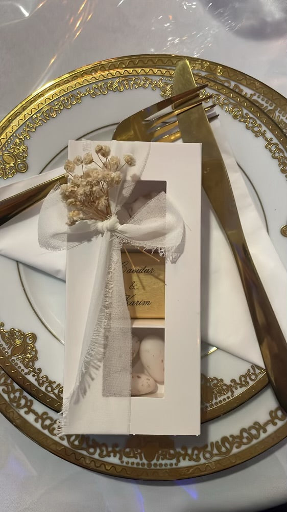 Boîte de dragées et chocolat - Mariage