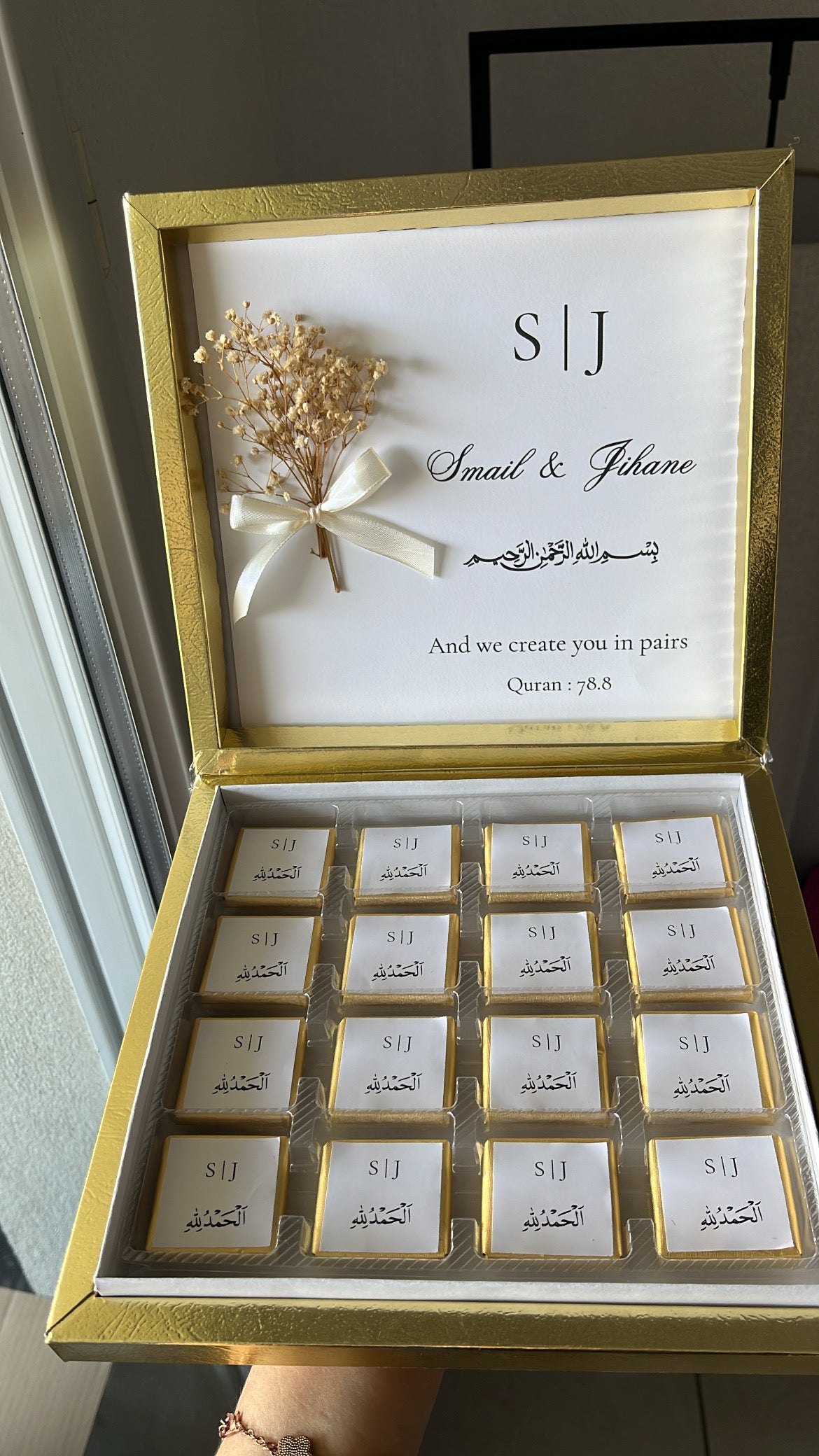 Boîte chocolat personnalisée