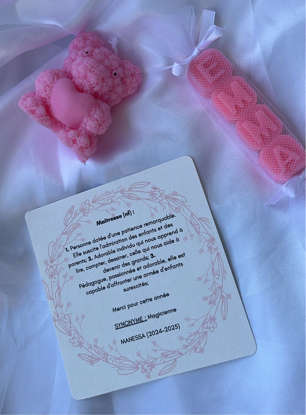 Coffret Cadeau Personnalisé
- Maîtresse / ATSEM