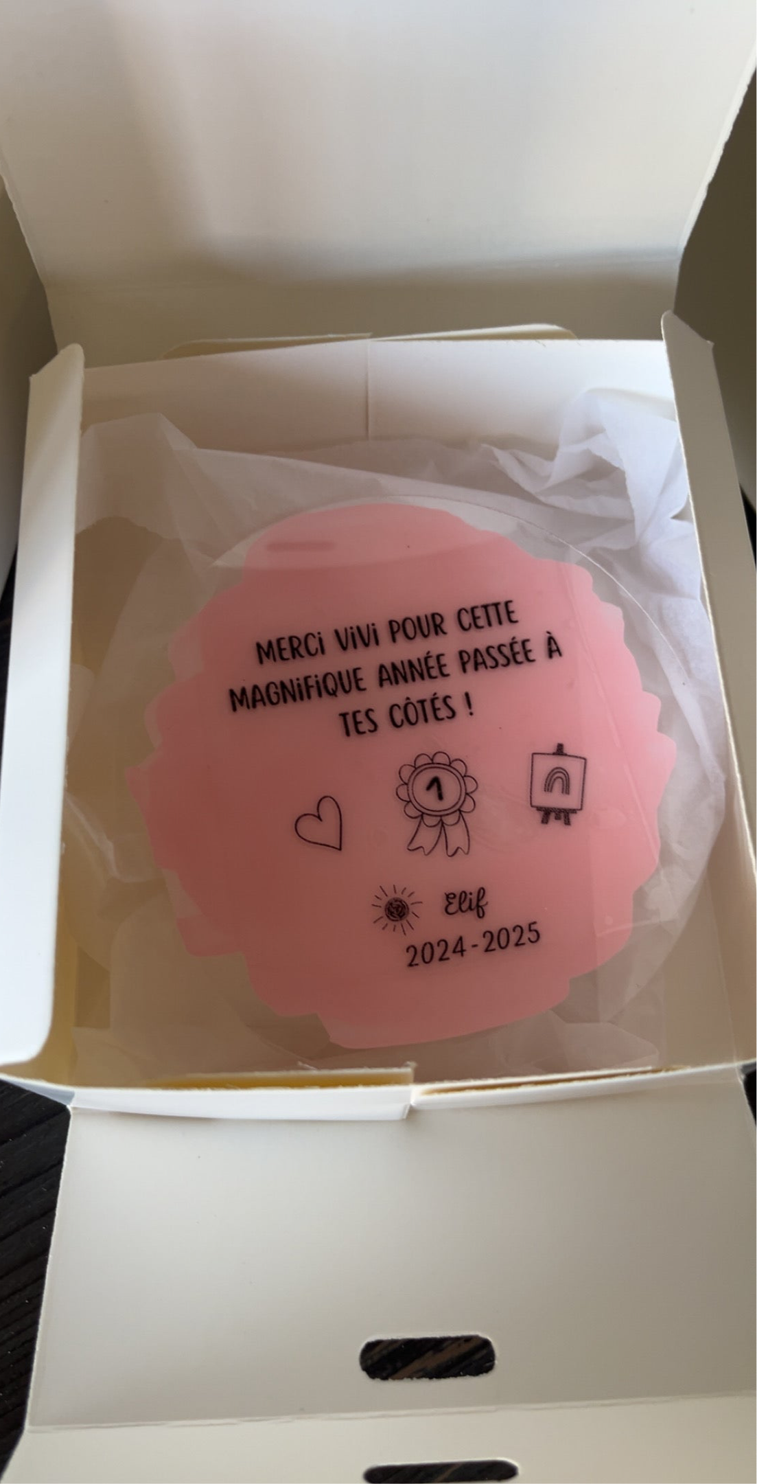 Aimant Personnalisé avec Boîte - Maîtresse / ATSEM