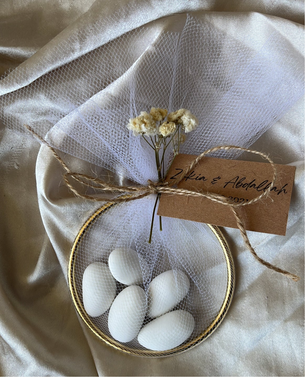 Lot d’anneaux pour dragées