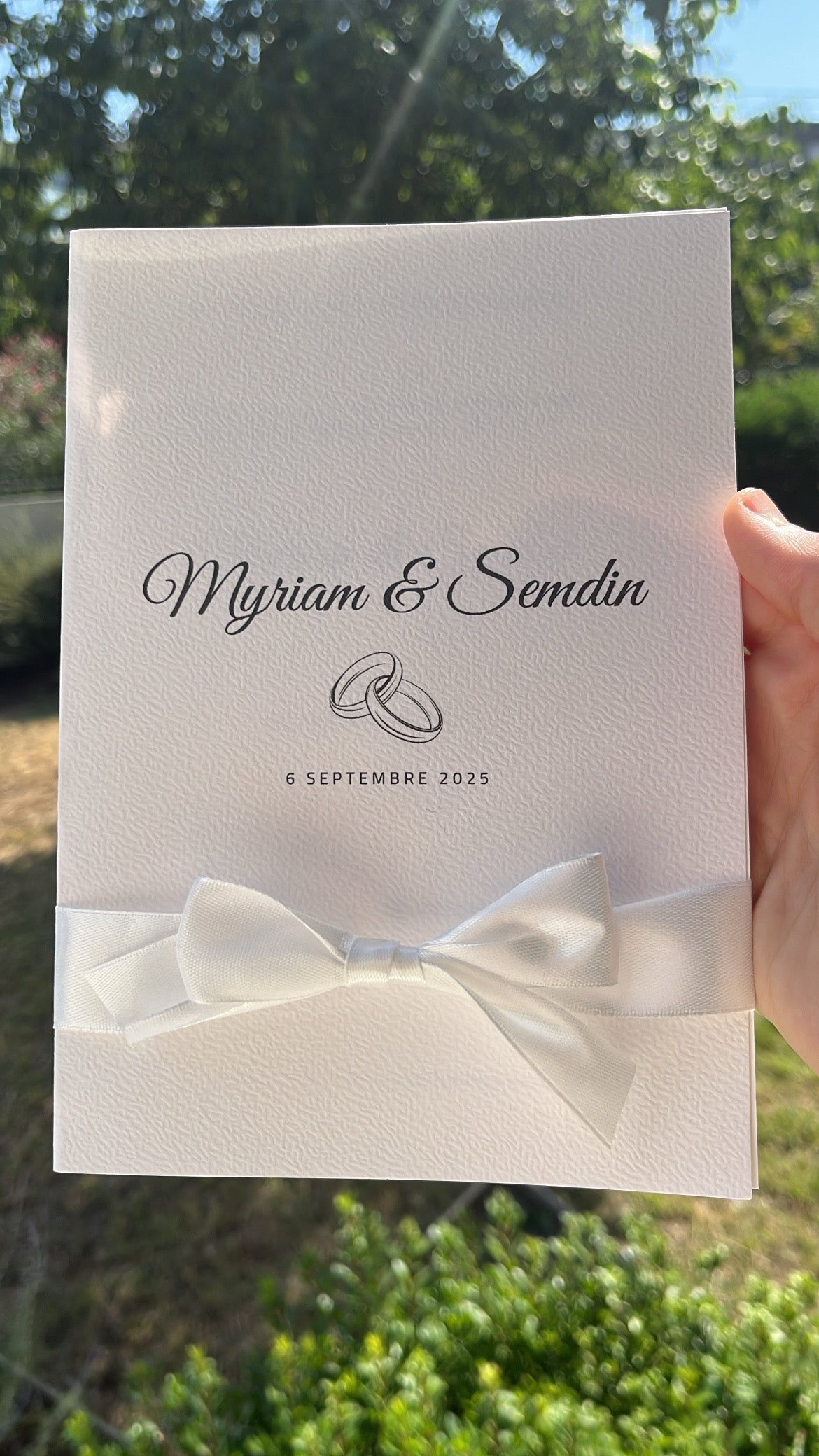 Faire-part de mariage - Classique