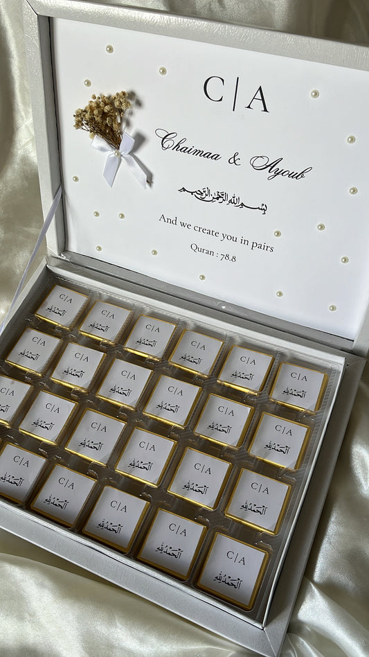 Boîte chocolat personnalisée