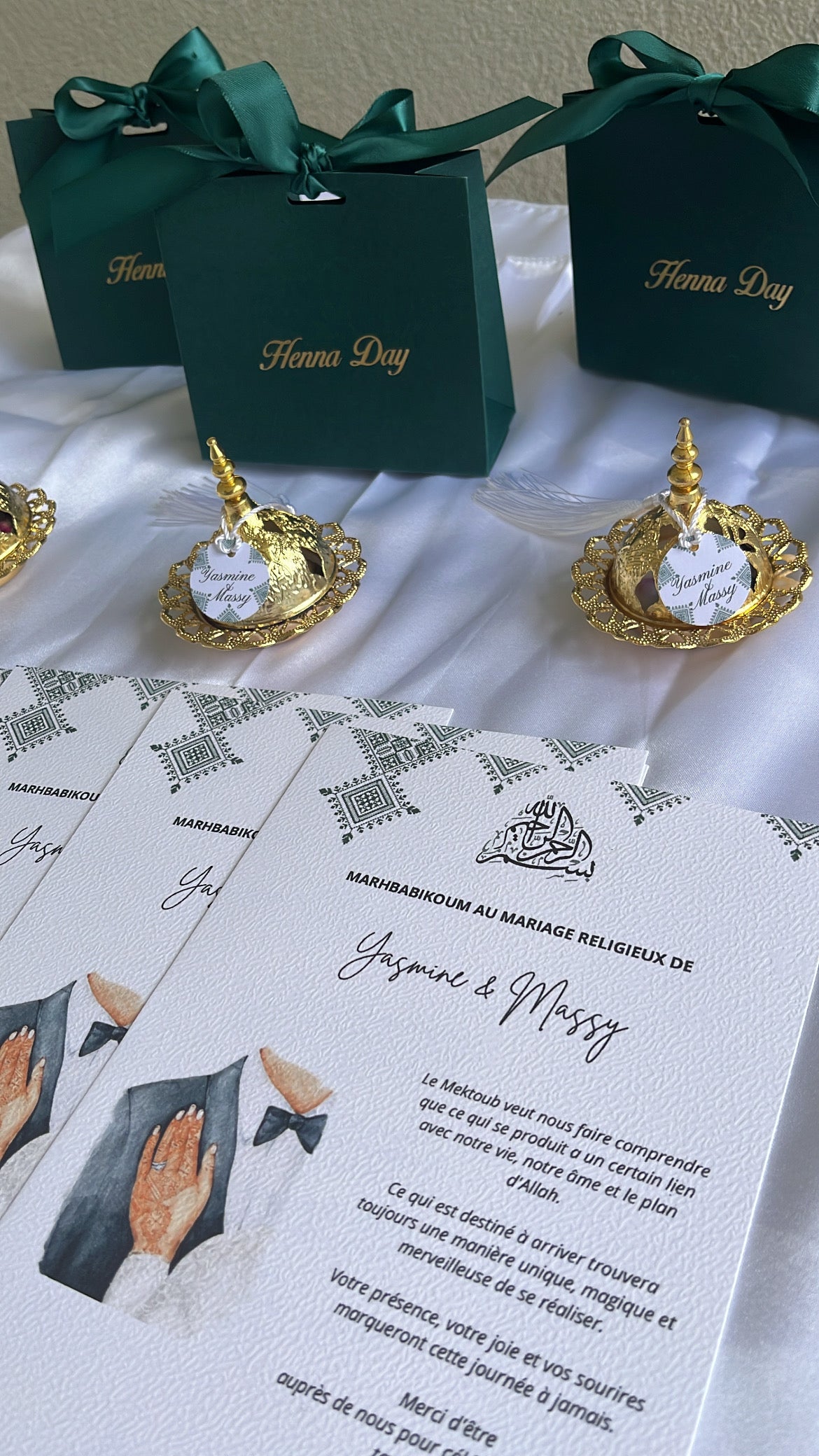 Mini tajine bougie personnalisée - Henna Day