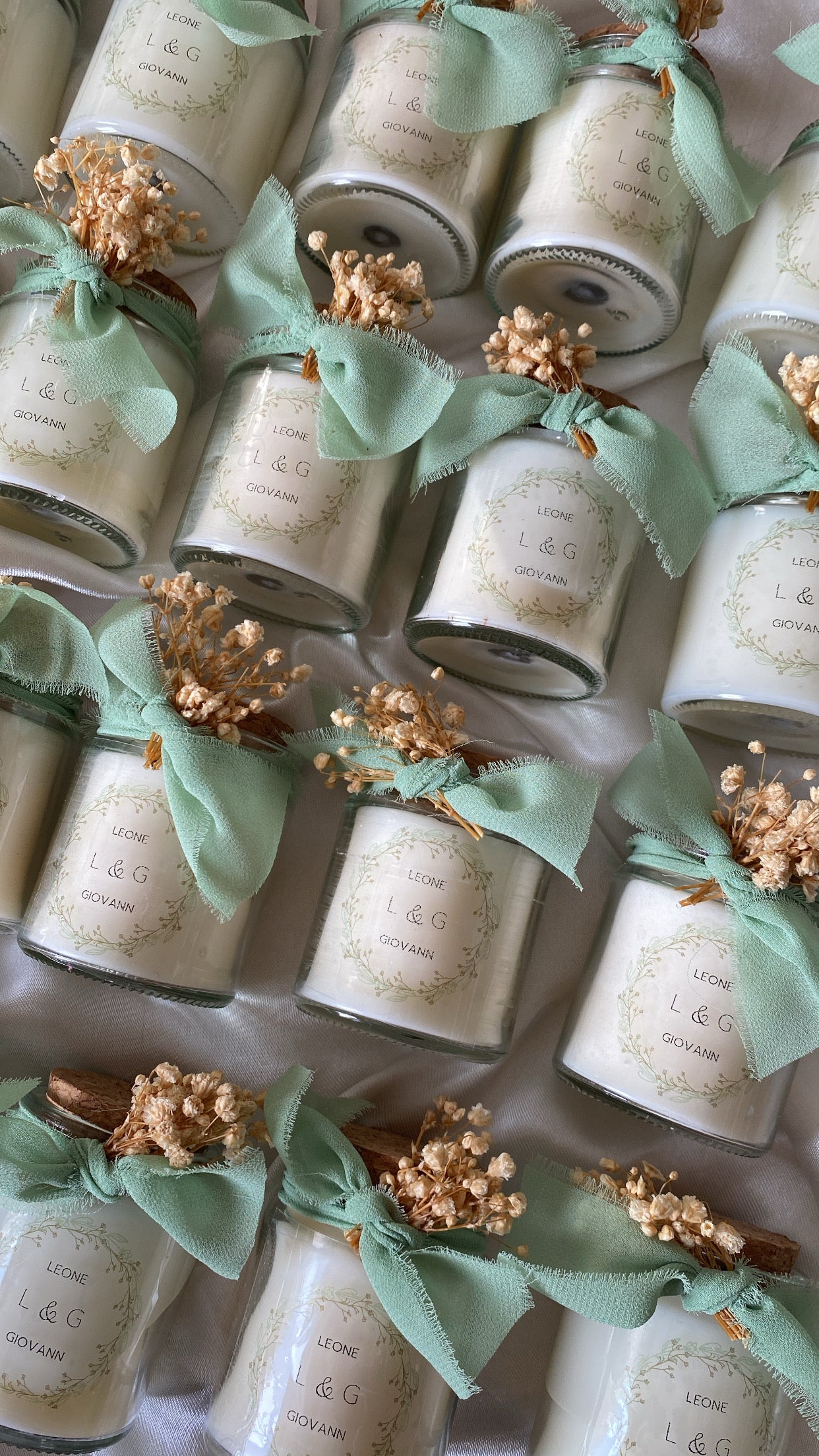 Bougie Champêtre Élégante