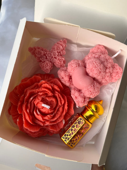 Coffret Bougies, Musc