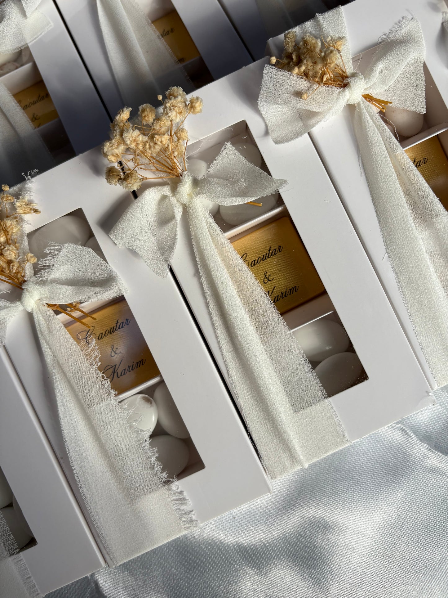 Boîte de dragées et chocolat - Mariage