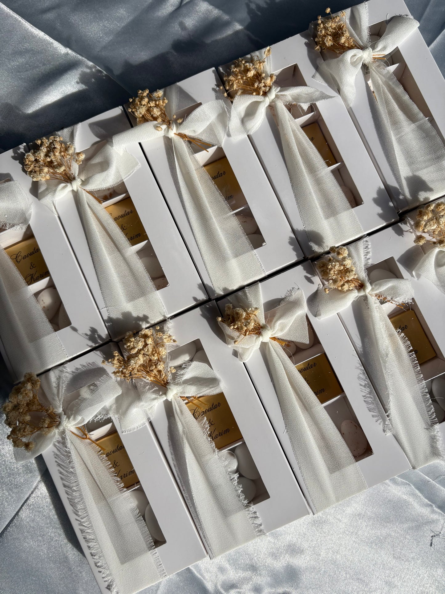 Boîte de dragées et chocolat - Mariage